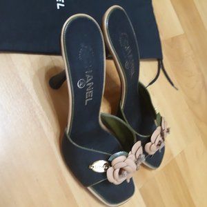 Chanel Camelia Mules